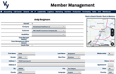 Vy Healthcare CRM